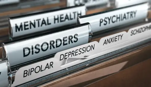 A file containing a list of psychiatric disorders.